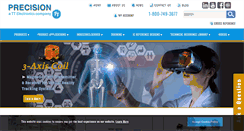Desktop Screenshot of precision-inc.com